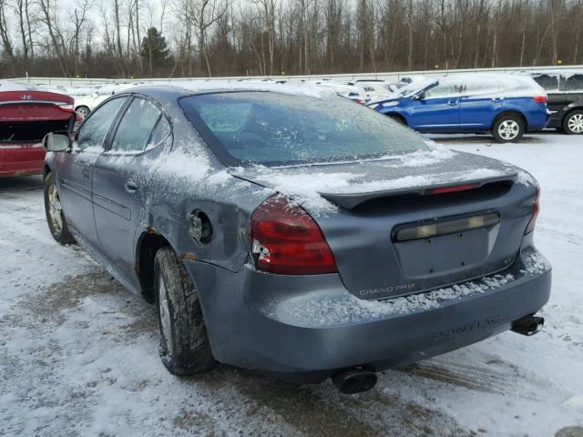 2G2WP522841258959 - 2004 PONTIAC GRAND PRIX SILVER photo 3