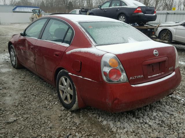 1N4AL11E54C152751 - 2004 NISSAN ALTIMA BAS MAROON photo 3