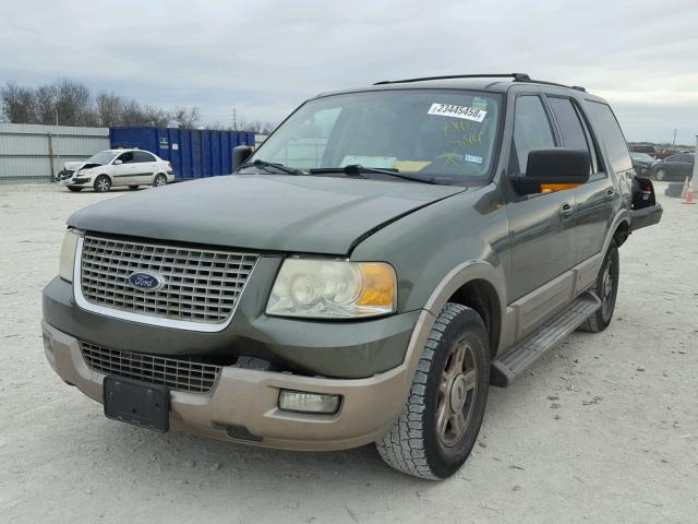 1FMRU17W34LA40844 - 2004 FORD EXPEDITION GREEN photo 2