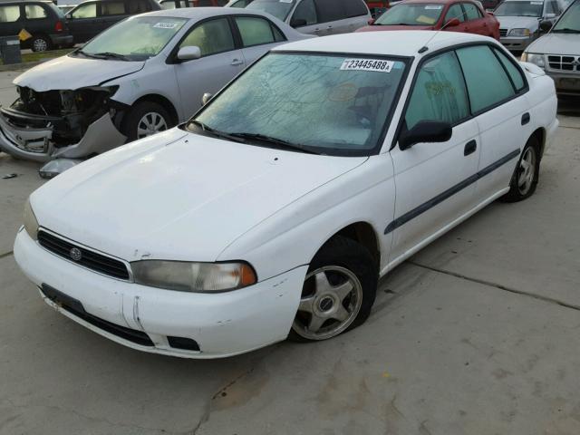 4S3BD435XT7900475 - 1996 SUBARU LEGACY L WHITE photo 2