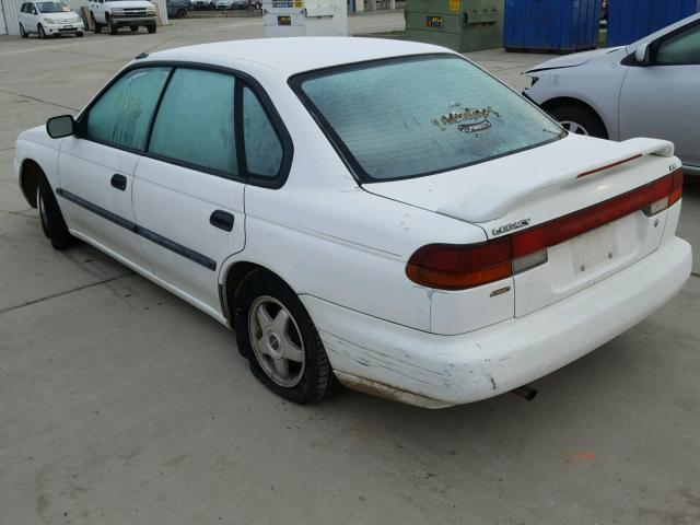 4S3BD435XT7900475 - 1996 SUBARU LEGACY L WHITE photo 3