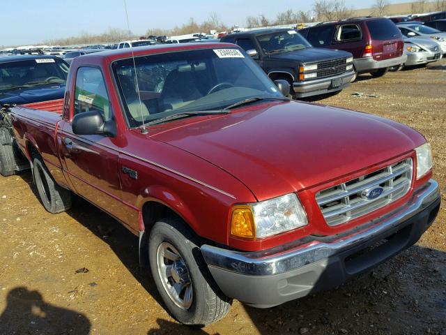 1FTYR10D11PB12526 - 2001 FORD RANGER RED photo 1