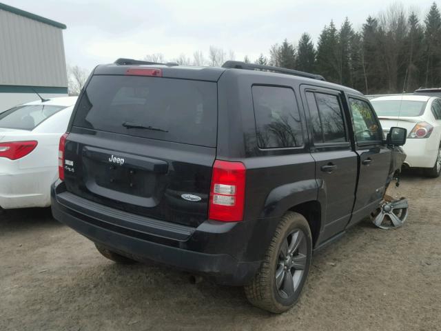 1C4NJRFB2FD270381 - 2015 JEEP PATRIOT LA BLACK photo 4