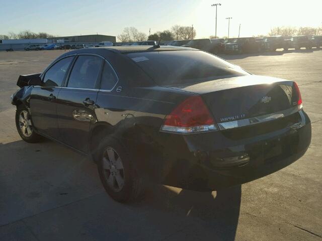 2G1WT58K889236362 - 2008 CHEVROLET IMPALA LT BLACK photo 3