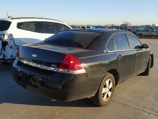 2G1WT58K889236362 - 2008 CHEVROLET IMPALA LT BLACK photo 4