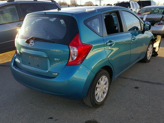 3N1CE2CPXFL371345 - 2015 NISSAN VERSA NOTE BLUE photo 4