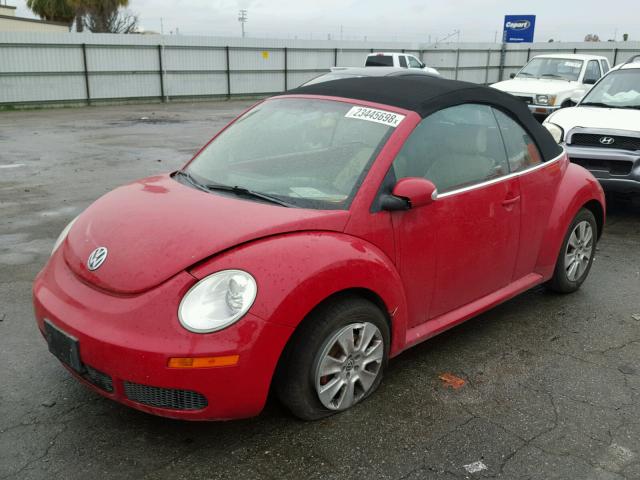 3VWRG31Y76M319696 - 2006 VOLKSWAGEN NEW BEETLE RED photo 2