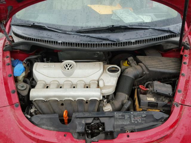 3VWRG31Y76M319696 - 2006 VOLKSWAGEN NEW BEETLE RED photo 7