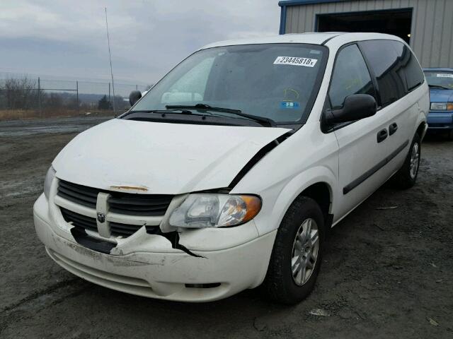 1D8GP24E97B192529 - 2007 DODGE GRAND CARA WHITE photo 2