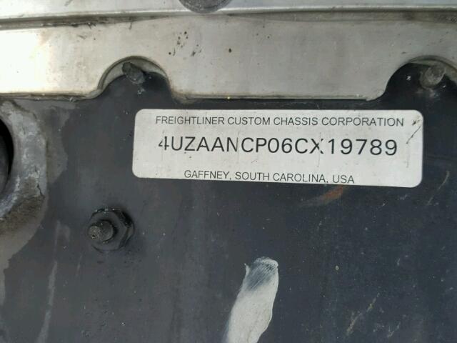 4UZAANCP06CX19789 - 2006 FREIGHTLINER CHASSIS M WHITE photo 10