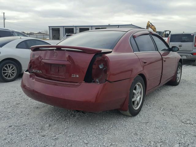 1N4AL11D94C156745 - 2004 NISSAN ALTIMA BAS RED photo 4