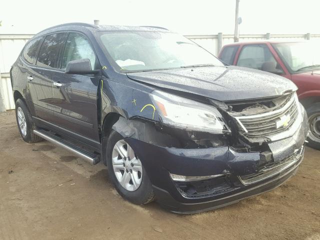 1GNKRFKD1FJ342701 - 2015 CHEVROLET TRAVERSE L BLUE photo 1