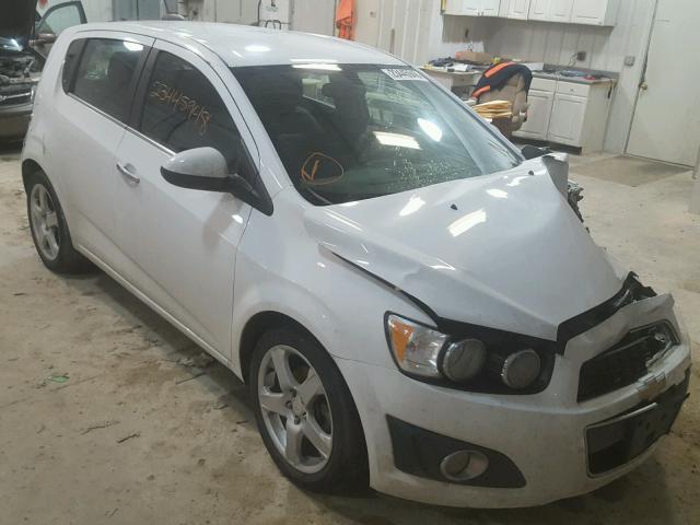 1G1JE6SB5F4211518 - 2015 CHEVROLET SONIC LTZ WHITE photo 1