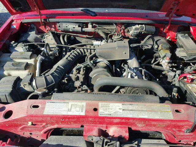 1FTYR10C4YTB03313 - 2000 FORD RANGER RED photo 7