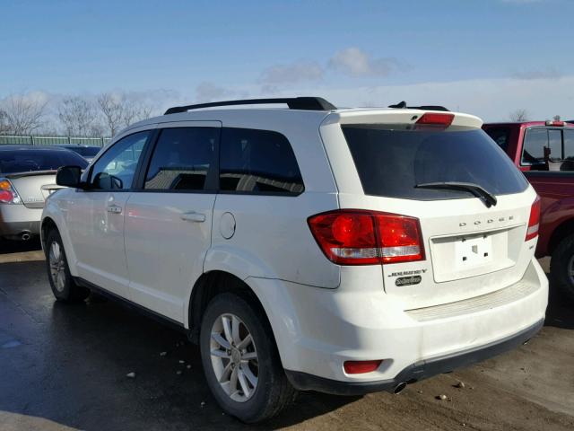 3C4PDCBG0DT587937 - 2013 DODGE JOURNEY SX WHITE photo 3