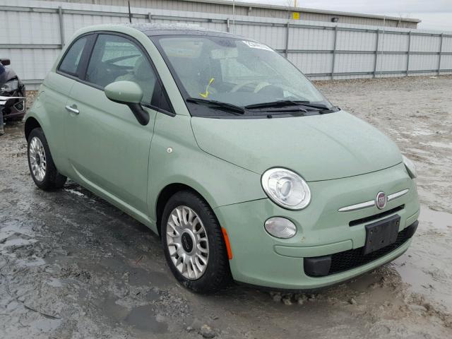 3C3CFFAR8CT254157 - 2012 FIAT 500 POP GREEN photo 1