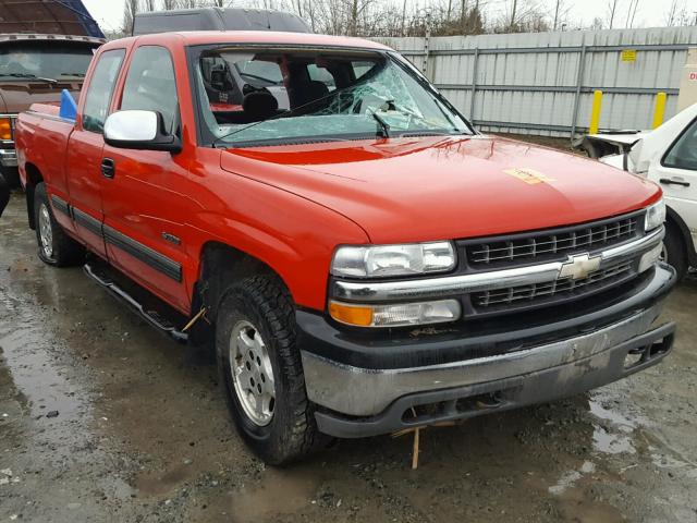 1GCEK19T62Z128034 - 2002 CHEVROLET SILVERADO RED photo 1