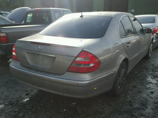 WDBUF70J45A628645 - 2005 MERCEDES-BENZ E 500 SILVER photo 4