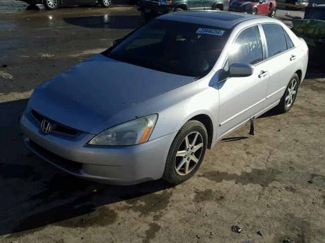 1HGCM66514A097380 - 2004 HONDA ACCORD EX SILVER photo 2