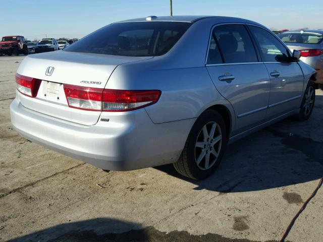 1HGCM66514A097380 - 2004 HONDA ACCORD EX SILVER photo 4