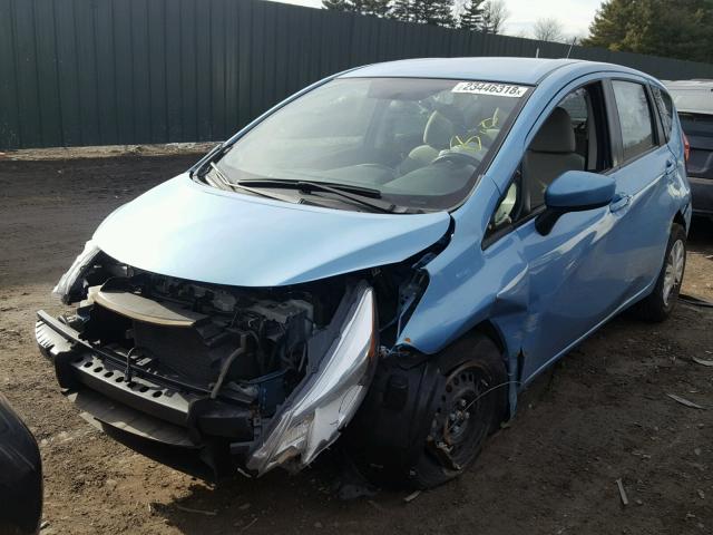 3N1CE2CP3FL424872 - 2015 NISSAN VERSA NOTE BLUE photo 2