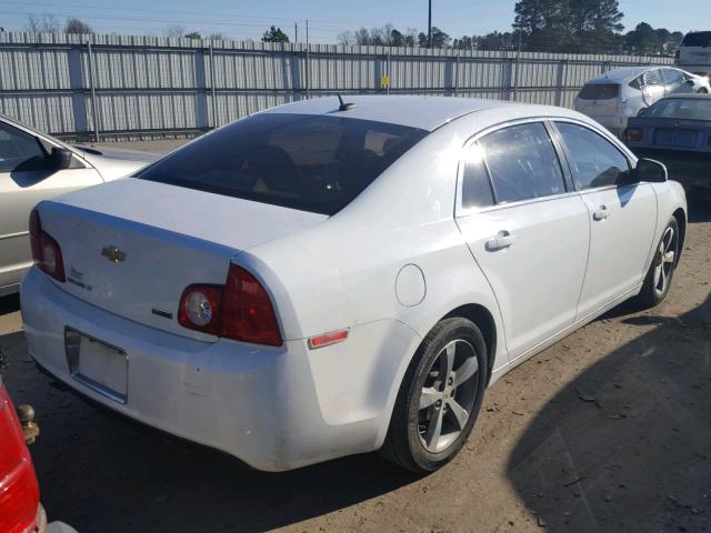 1G1ZC5EU9BF247663 - 2011 CHEVROLET MALIBU 1LT WHITE photo 4