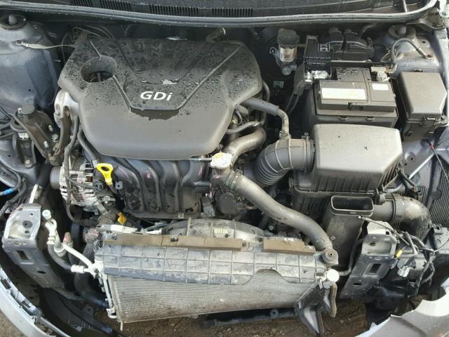 KMHCT4AE2EU650742 - 2014 HYUNDAI ACCENT GLS SILVER photo 7