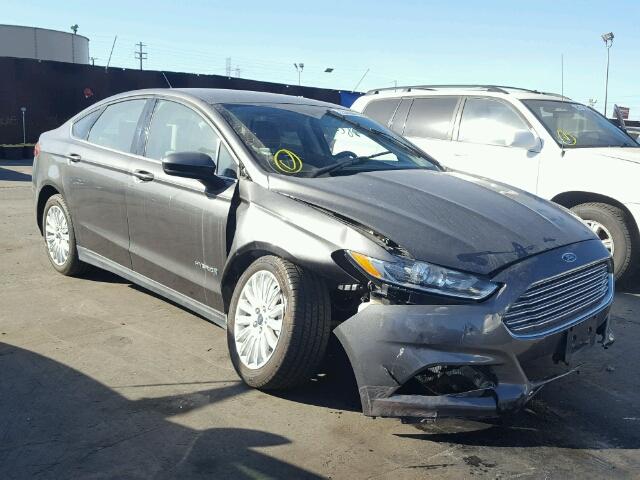 3FA6P0UU1FR294560 - 2015 FORD FUSION S H GRAY photo 1