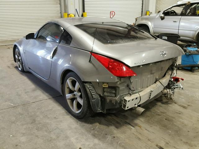 JN1BZ34E47M553309 - 2007 NISSAN 350Z COUPE GRAY photo 3