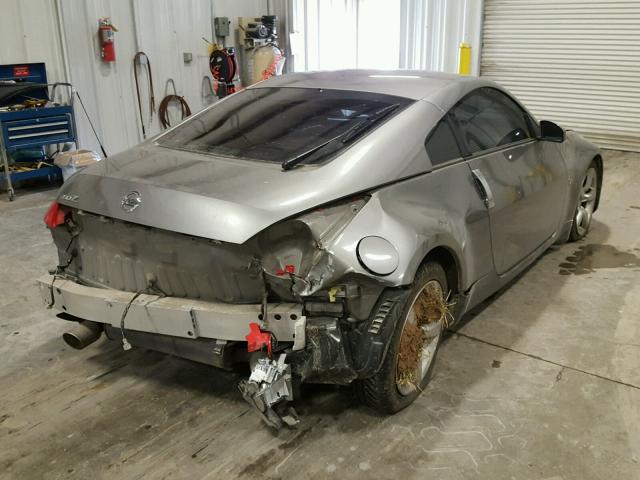 JN1BZ34E47M553309 - 2007 NISSAN 350Z COUPE GRAY photo 4