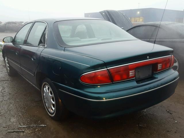 2G4WS52J5Y1108357 - 2000 BUICK CENTURY CU GREEN photo 3