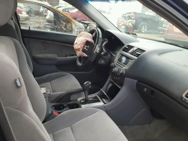 1HGCM56727A088929 - 2007 HONDA ACCORD EX BLUE photo 5