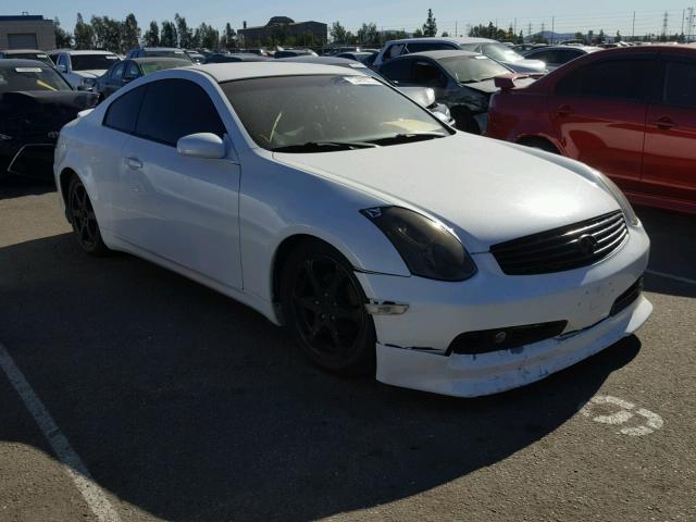 JNKCV54E03M203015 - 2003 INFINITI G35 WHITE photo 1