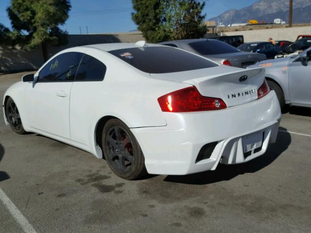 JNKCV54E03M203015 - 2003 INFINITI G35 WHITE photo 3