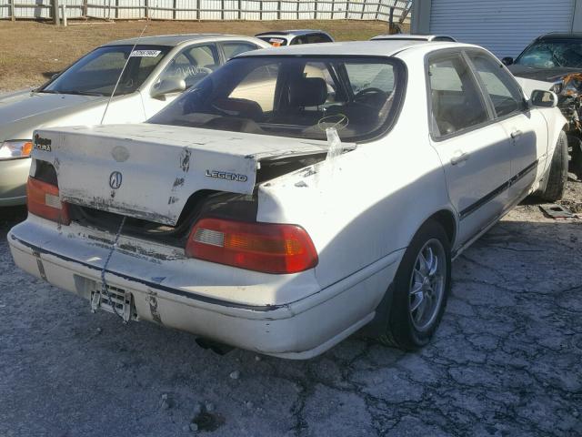 JH4KA7665MC037638 - 1991 ACURA LEGEND L WHITE photo 4