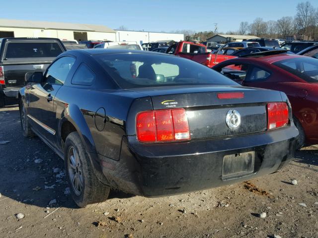 1ZVHT80N095113156 - 2009 FORD MUSTANG BLACK photo 3