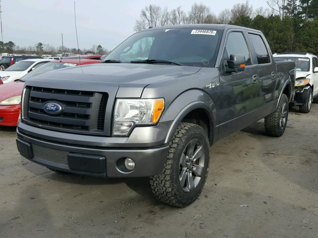 1FTFW1CF9BKD04546 - 2011 FORD F150 SUPER CHARCOAL photo 2