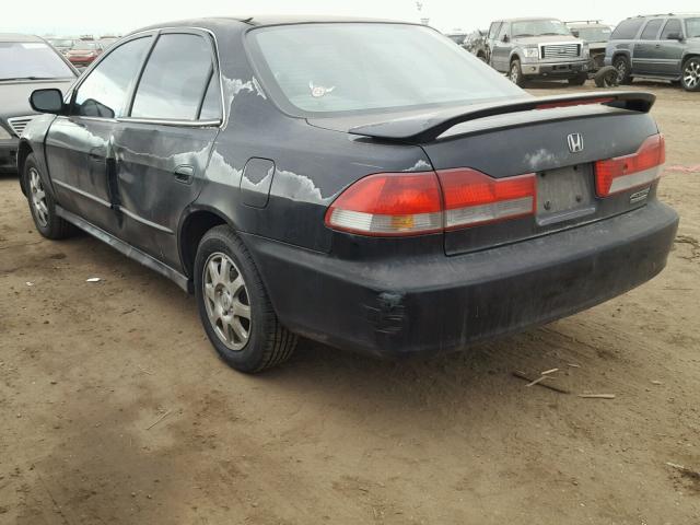 1HGCG56722A129527 - 2002 HONDA ACCORD SE BLACK photo 3