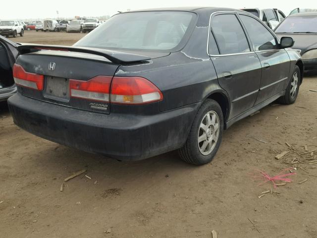 1HGCG56722A129527 - 2002 HONDA ACCORD SE BLACK photo 4