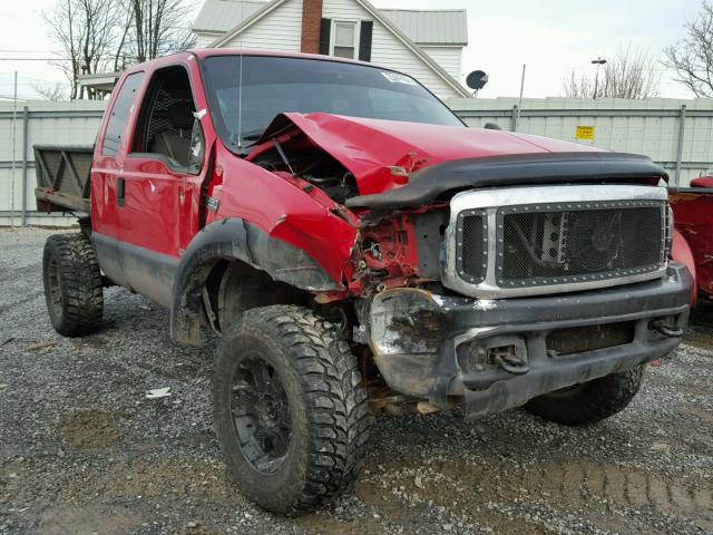 1FTNX21P54EB15839 - 2004 FORD F250 SUPER RED photo 1