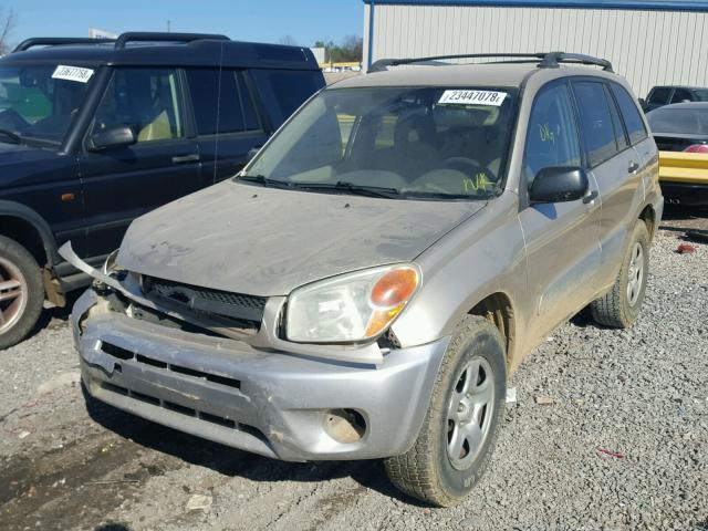 JTEGD20V840034117 - 2004 TOYOTA RAV4 GOLD photo 2