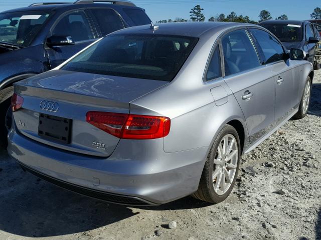 WAUFFAFL7FN004409 - 2015 AUDI A4 PREMIUM GRAY photo 4