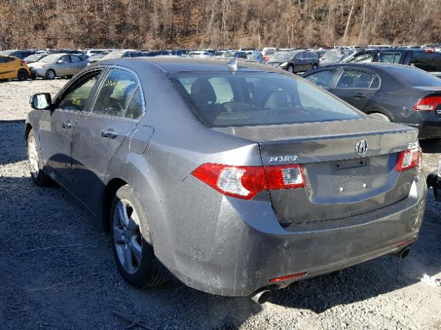 JH4CU2F6XAC027536 - 2010 ACURA TSX GRAY photo 3