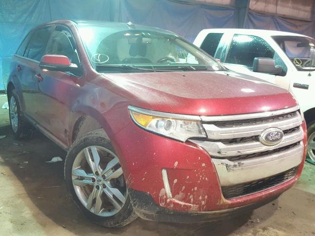 2FMDK4KC2CBA30173 - 2012 FORD EDGE LIMIT RED photo 1