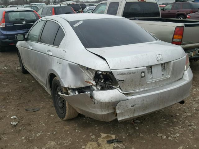 1HGCP263X9A051066 - 2009 HONDA ACCORD LX SILVER photo 3