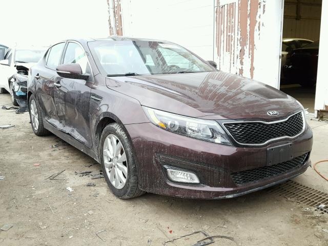 5XXGN4A74EG346061 - 2014 KIA OPTIMA EX MAROON photo 1