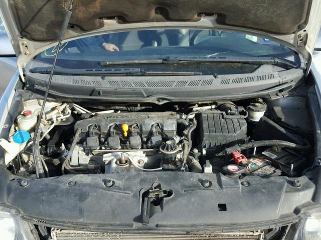 2HGFG12998H500500 - 2008 HONDA CIVIC EXL SILVER photo 7