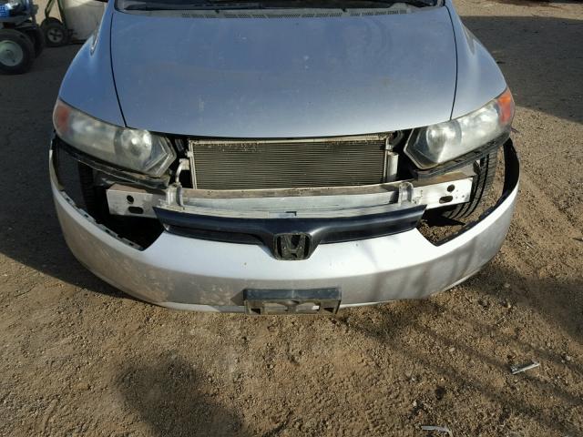 2HGFG12998H500500 - 2008 HONDA CIVIC EXL SILVER photo 9