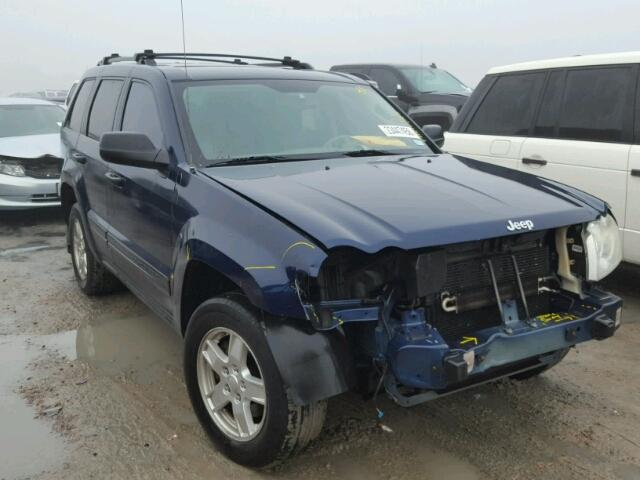 1J8HS48N35C619372 - 2005 JEEP GRAND CHER BLUE photo 1