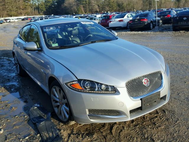 SAJWJ0EF5E8U18570 - 2014 JAGUAR XF GRAY photo 1